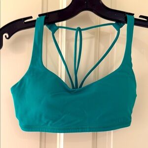 lululemon Green Strappy Women's sports bra - size 4